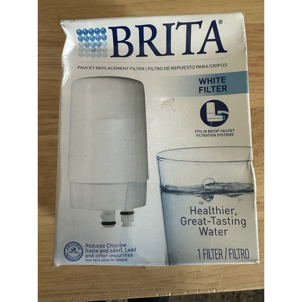 New Open-Box Genuine OEM White BRITA Faucet‎ Replacement Water Filter